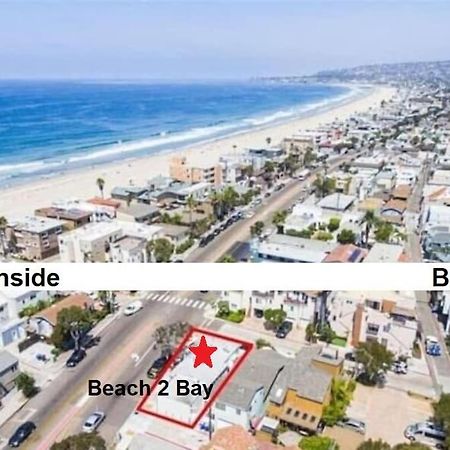 Beach-2-Bay 2Br - In The Heart Of Mission Beach Σαν Ντιέγκο Εξωτερικό φωτογραφία